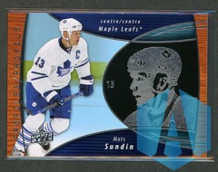 2008-09 UD McDonalds Canada Profiles Mats Sundin #PR02